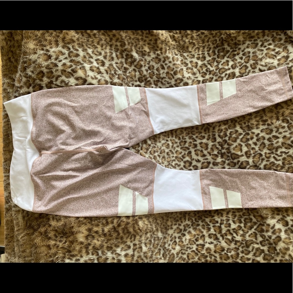 Aimn Merle Pink High-waisted Leggings